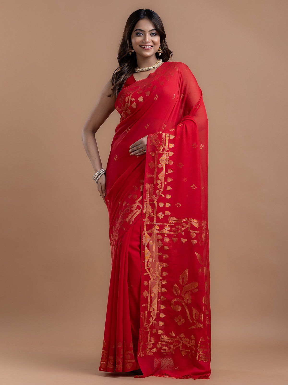 Teekhi Mirchi <span>(Exclusive Cotton Jamdani)</span>