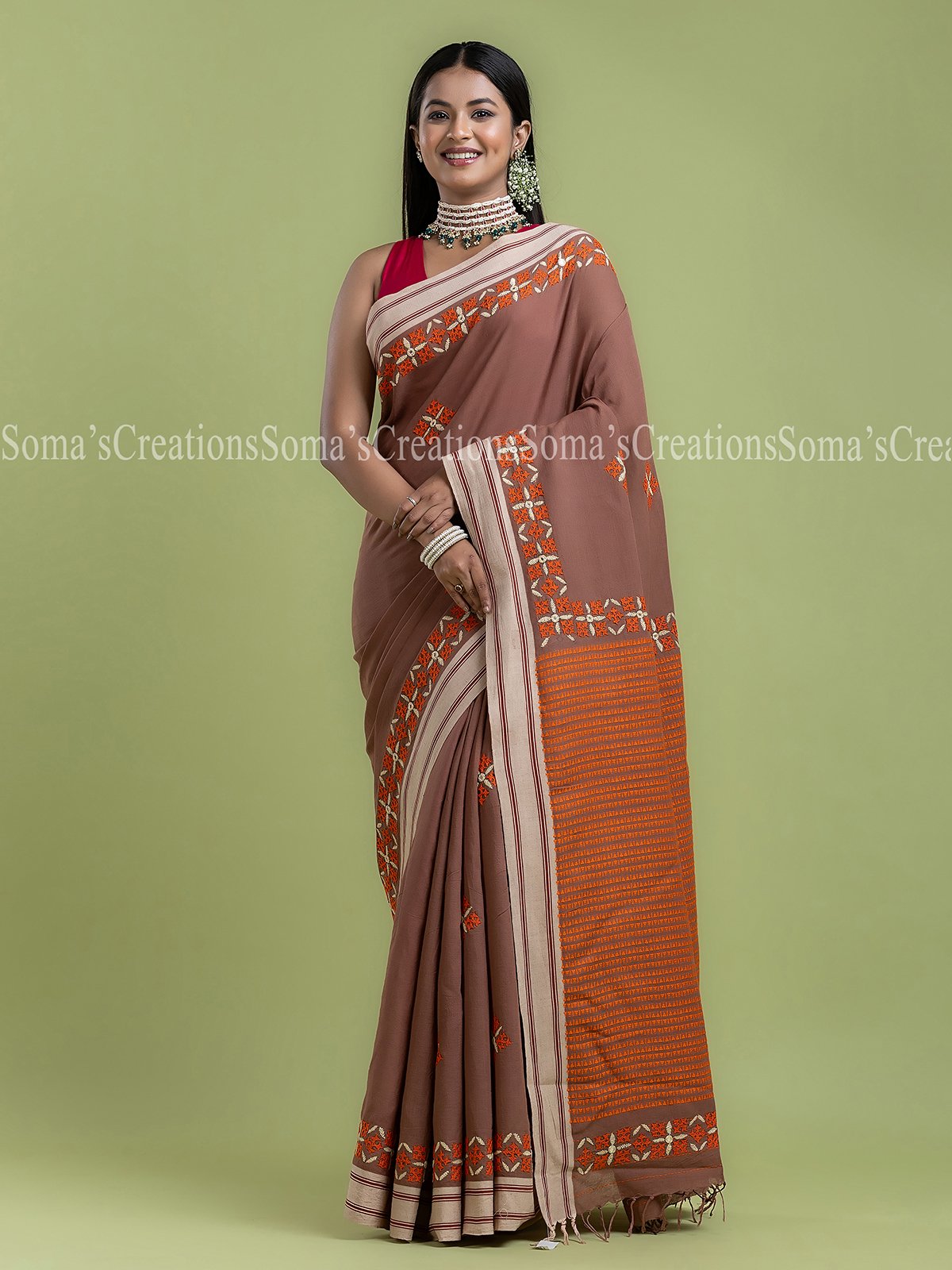 Saanjh Rekha <span>(Kutch Embroidered Begampuri Cotton)</span>
