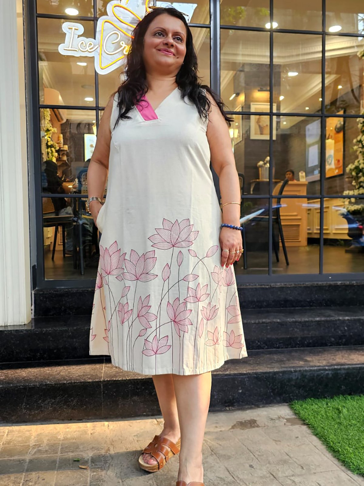 Lotus Veil <span>(Lotus Printed Dress)</span>
