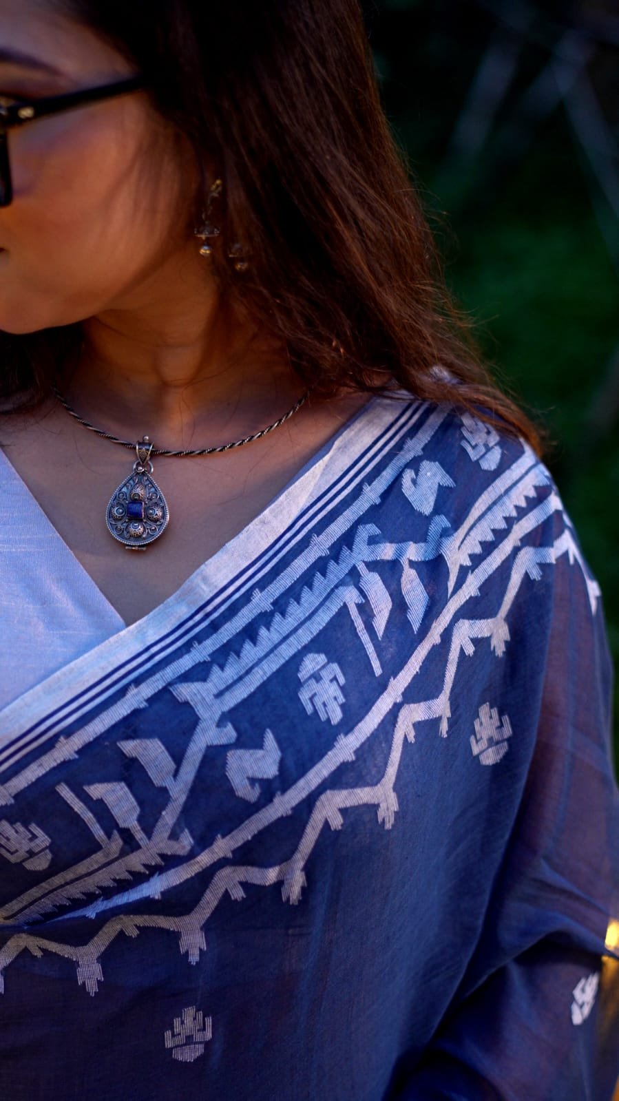 Exclusive Handwoven Khadi Jamdani