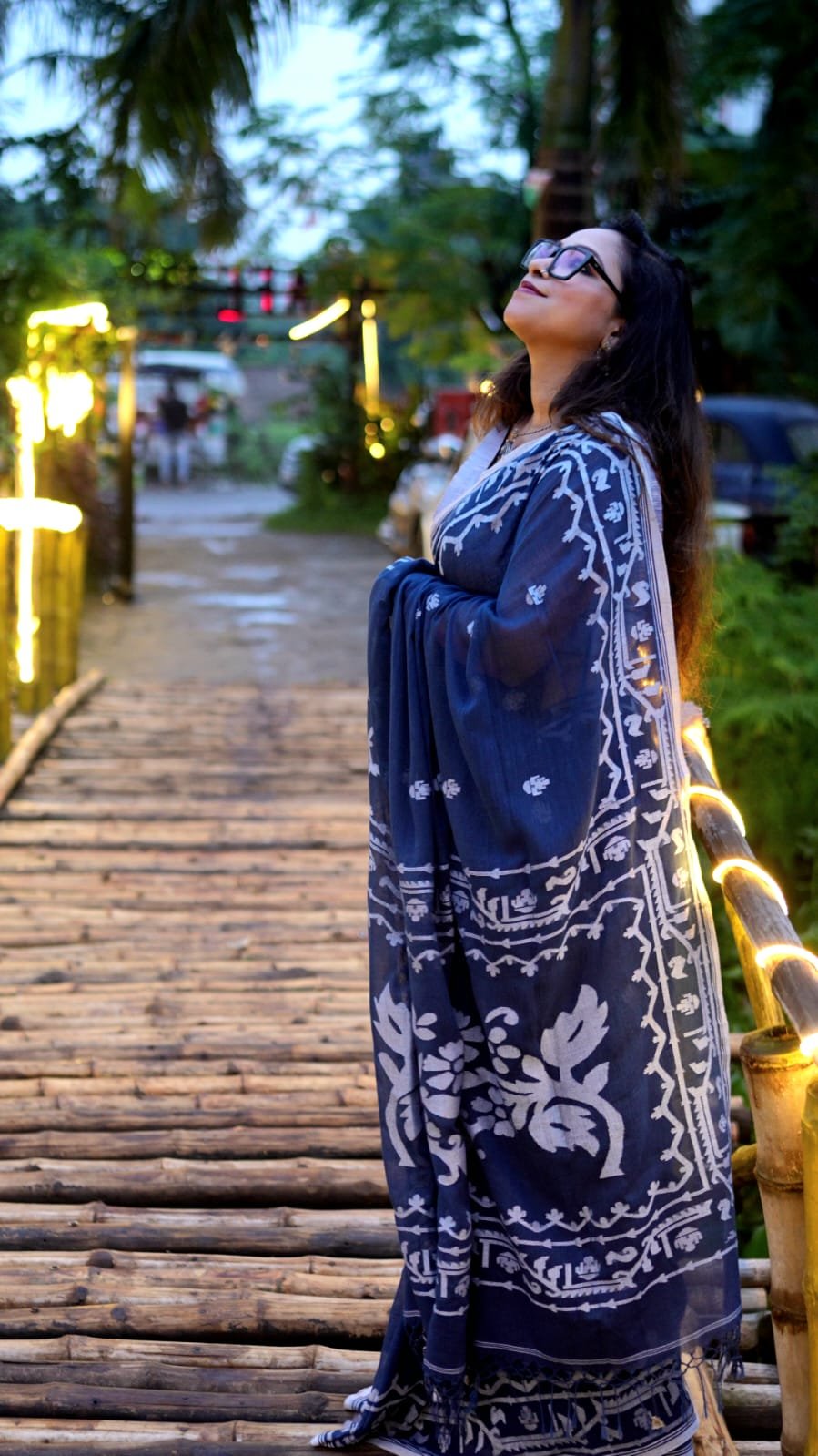 Exclusive Handwoven Khadi Jamdani