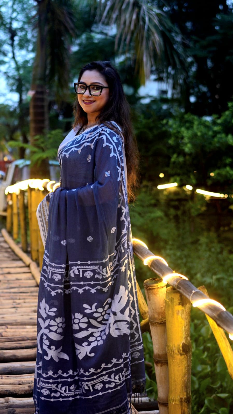 Exclusive Handwoven Khadi Jamdani